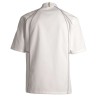 Veste de cuisine KENTAUR - Teddy - Manches courtes - BLANC