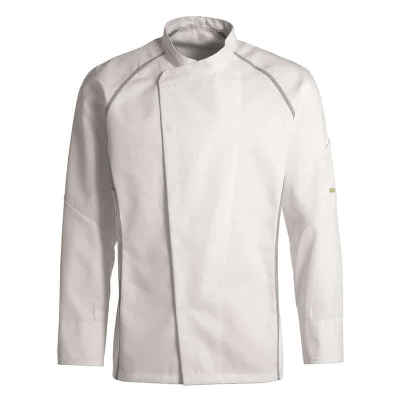 Veste de cuisine KENTAUR - Teddy - Manches longues - BLANC - Procouteaux