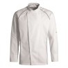 ProCouteaux - Veste de cuisine KENTAUR - Teddy - Manches longues - BLANC, Notre équipe de professionnels a choisi pour vous cette veste de cuisine professionnelle à l’allure sportive – Excellent rapport qualité prixVous serez séduit par la coupe sportive de cette veste de cuisine.  Haute-qualité de la marque Kentaur. Coupe ergonomique et moderne. Peut également être utilisée pour le service en salle.Pour les sportifs en cuisine ou pour le service.Son petit truc en plus ? Ses manches avec système « pull up »  composé d'un élastique autour du poignet pour maintenir la manche sur l’avant-bras lorsqu’on la retrousse. Tissu de haute qualité.Découvrez notre gamme de vêtements KentaurBroderie 6,00€ - Maximum 14 caractères - Délais 48 heures