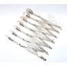 Roulette / Bicyclette multi-coupe extensible 7 lames lisses inox