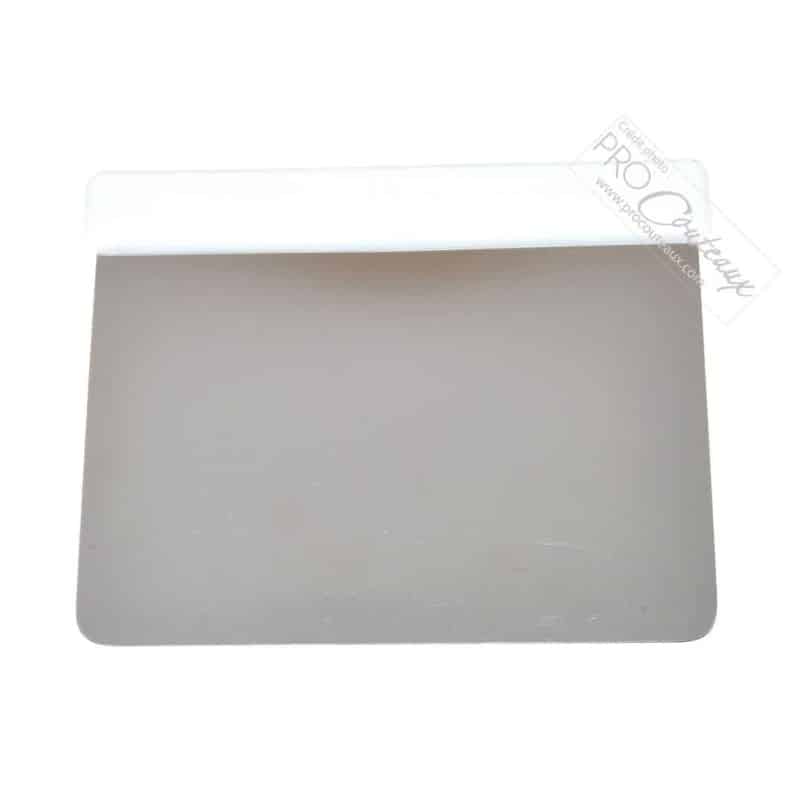 CORNE DE PATISSIER SILICONE GRIS, CORNE DE BOULANGER, GRATTOIR A PATE, COUPE PATE