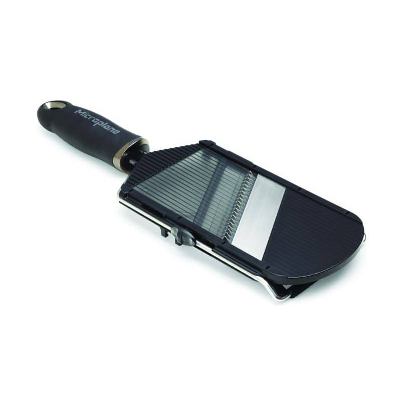 Mandoline Réglable avec lame droite et lame julienne - Microplane procouteaux