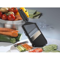 Mandoline Réglable avec lame droite et lame julienne - Microplane