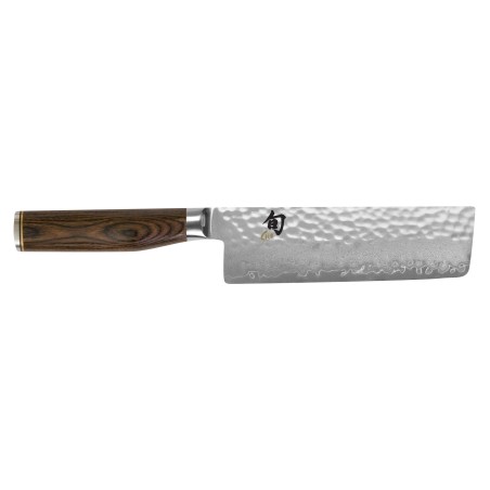 Couteau japonais Nakiri en acier Damas, ustensile de cuisine