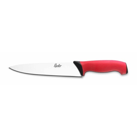 Couteau de boucher Fischer lame 20cm manche PP rouge