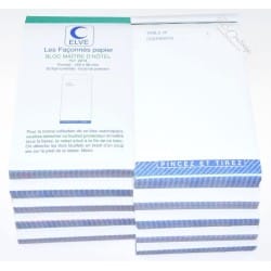 Carnet / Bloc de commande maître d'hôtel tripli - Grand format