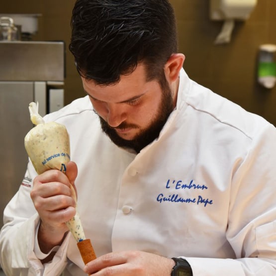 Broderie veste de cuisine Kentaur - Guillaume Pape Candidat TopChef