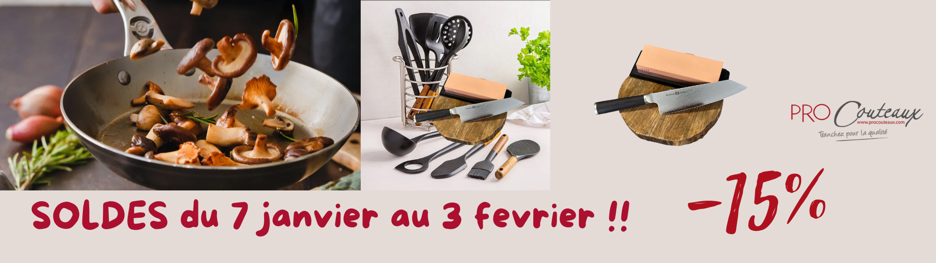 PROMOTION 15 % sur les couteaux japonais MIYAKO MIYABI KAI  ET DEBUYER Jusqu'au 31 JANVIER